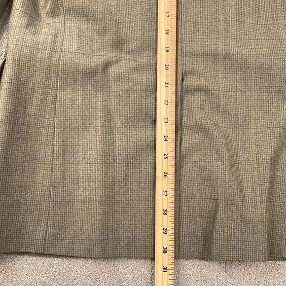 Chaps Ralph Lauren Suit Men 40R 30W 29L Brown Green PlaidHoundstooth Canada Suits